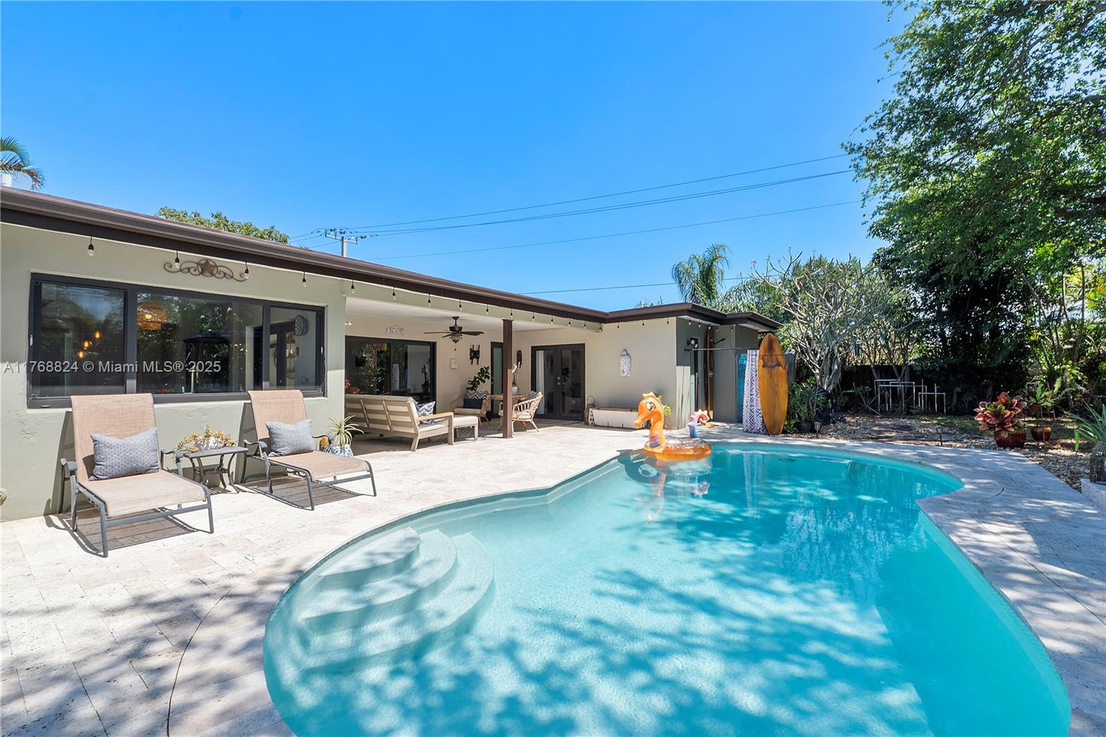 3700 West Park Road Hollywood, FL 33021 - Photo 36 of 45 a view of a house with backyard porch and sitting area