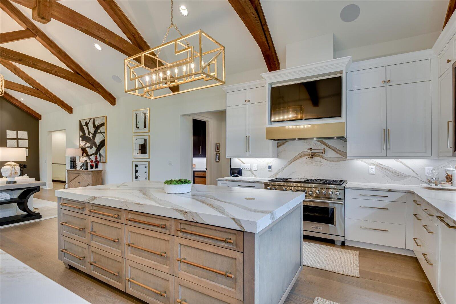 2025 Grace Avenue Evans, GA 30809 - Photo 17 of 70 Wolf 48’ dual fuel gas range and oven; 6 burner and griddle. Range hood-900 cam hood insert.