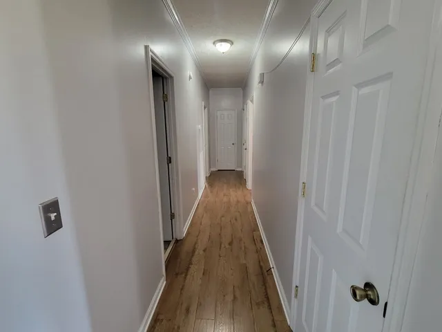 a storage room with washer and dryer