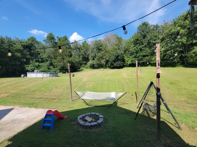 a view of outdoor space and yard