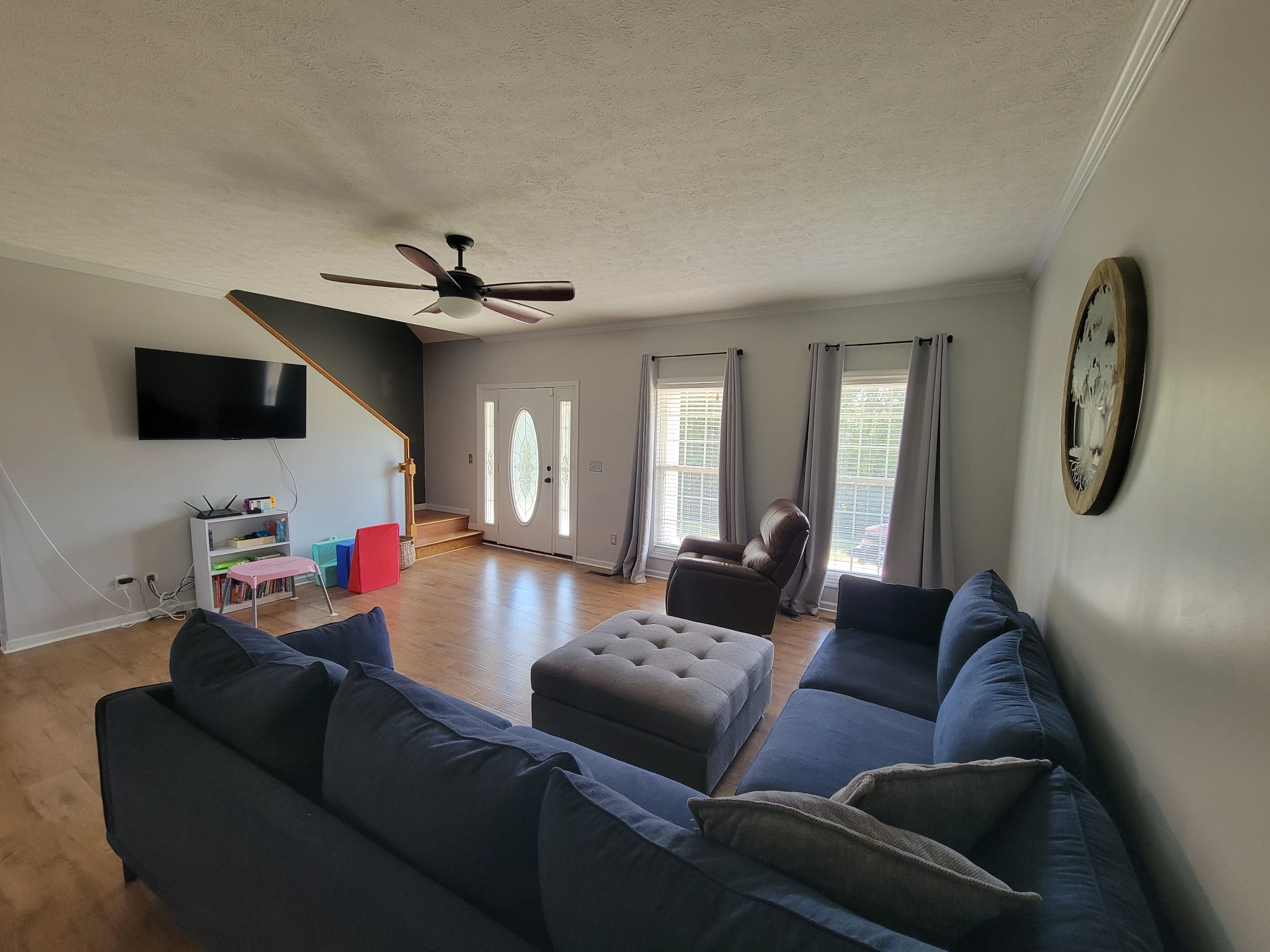 575 Haywood Creek Road Pulaski, TN 38478 - Photo 7 of 29 a living room with furniture and a flat screen tv