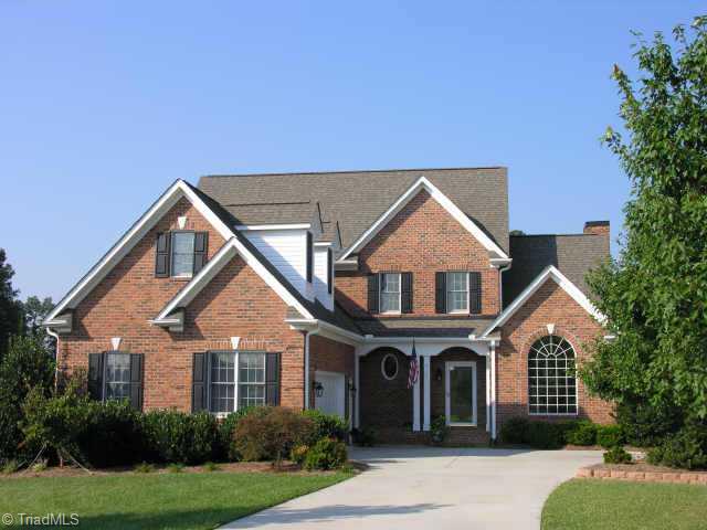 7493 Bethel View Court Oak Ridge, NC 27310 - Photo 1 of 9 Exterior Front. Front Elevation