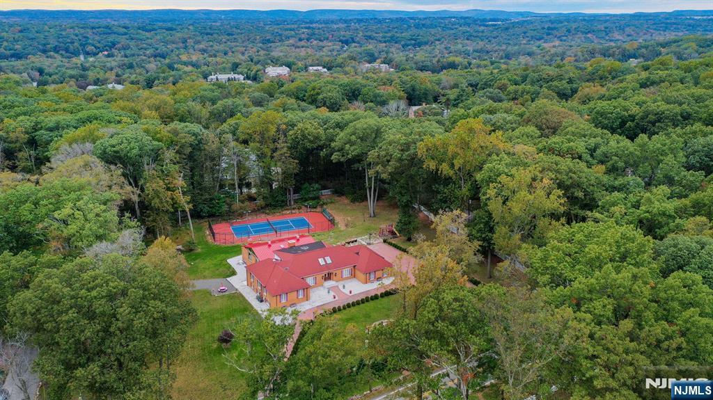 91 Chestnut Ridge Road Saddle River, NJ 07458 - Photo 49 of 50 an aerial view of a house