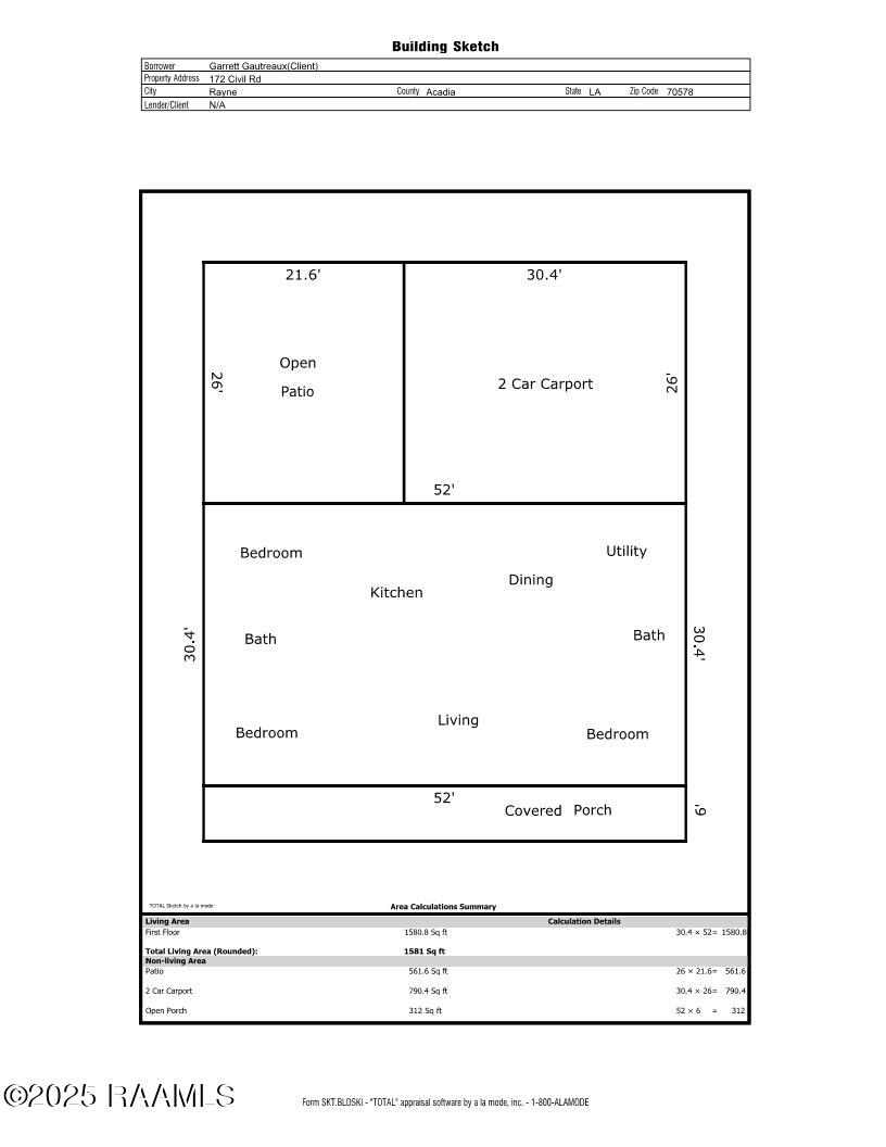 172 Civil Rayne, LA 70578 - Photo 17 of 17 floor plan_Page_1