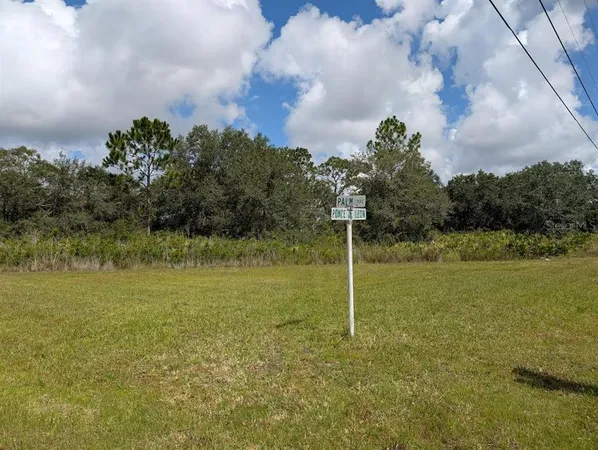 a view of a lake with a yard