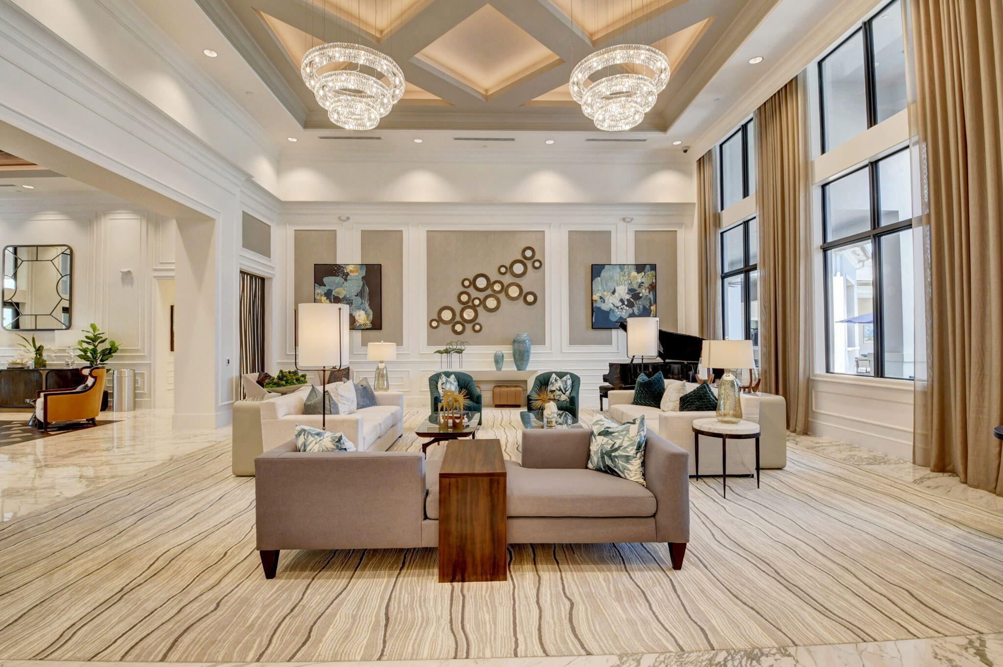 9193 Seahorse Bay Drive Boynton Beach, FL 33473 - Photo 39 of 70 Clubhouse Lobby