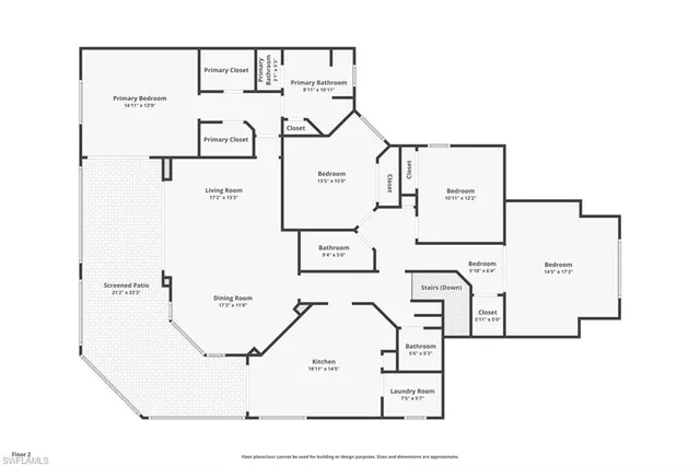 a picture of a bench in a white building