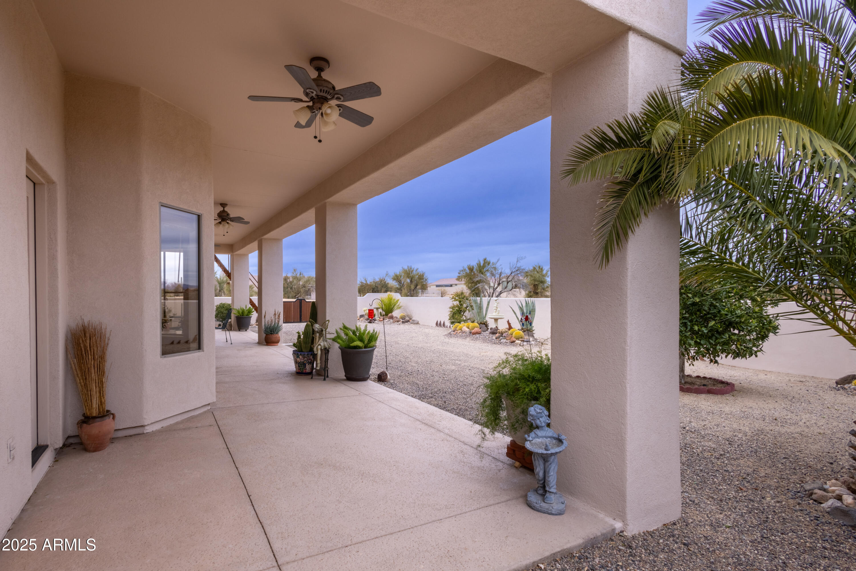 21600 Date Creek Road Wickenburg, AZ 85390 - Photo 33 of 50 Covered Back Patio