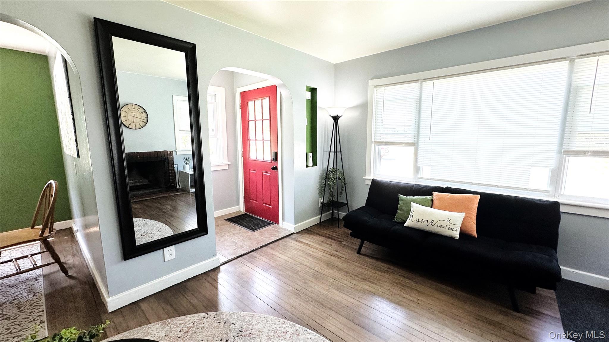 9 Hope Street Liberty, NY 12754 - Photo 5 of 24 a living room with furniture and a flat screen tv