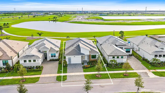 a view of an outdoor space with swimming pool