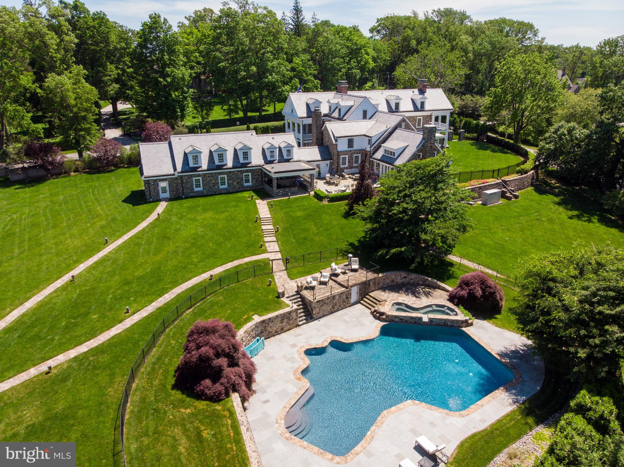 556 South Waterloo Road Devon, PA 19333 - Photo 27 of 27 Aerial View