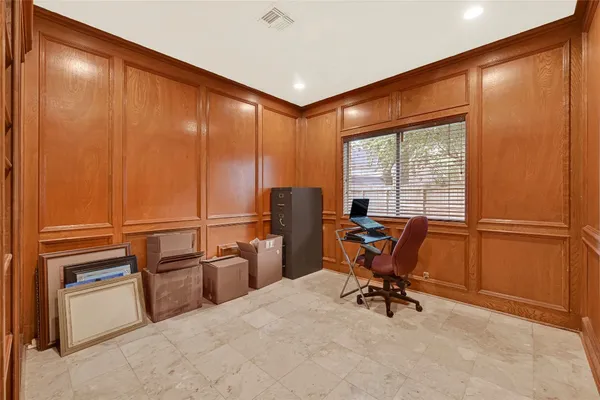 a bathroom with sink and mirror