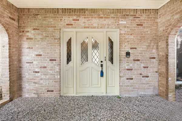 a view of a brick wall