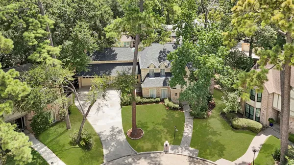 a view of a house with garden