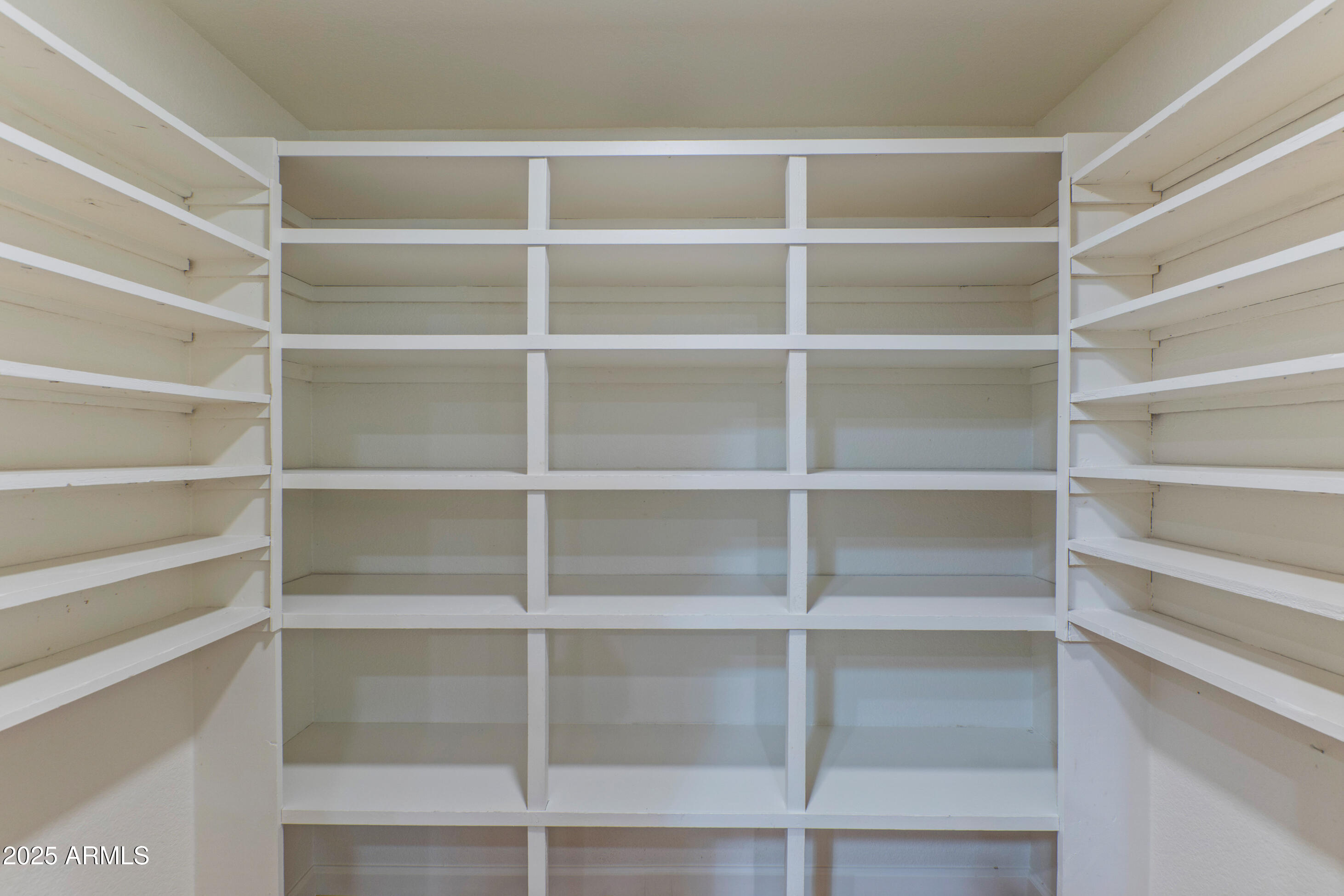 5911 East Peak View Road Cave Creek, AZ 85331 - Photo 21 of 63 a view of walk in closet with empty racks