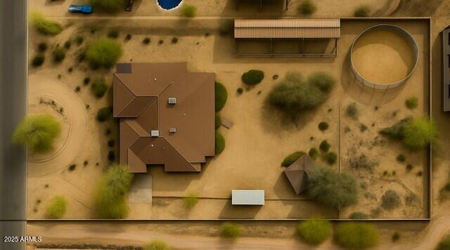 5911 East Peak View Road Cave Creek, AZ 85331 - Photo 56 of 63 a bathroom with a sink and a mirror