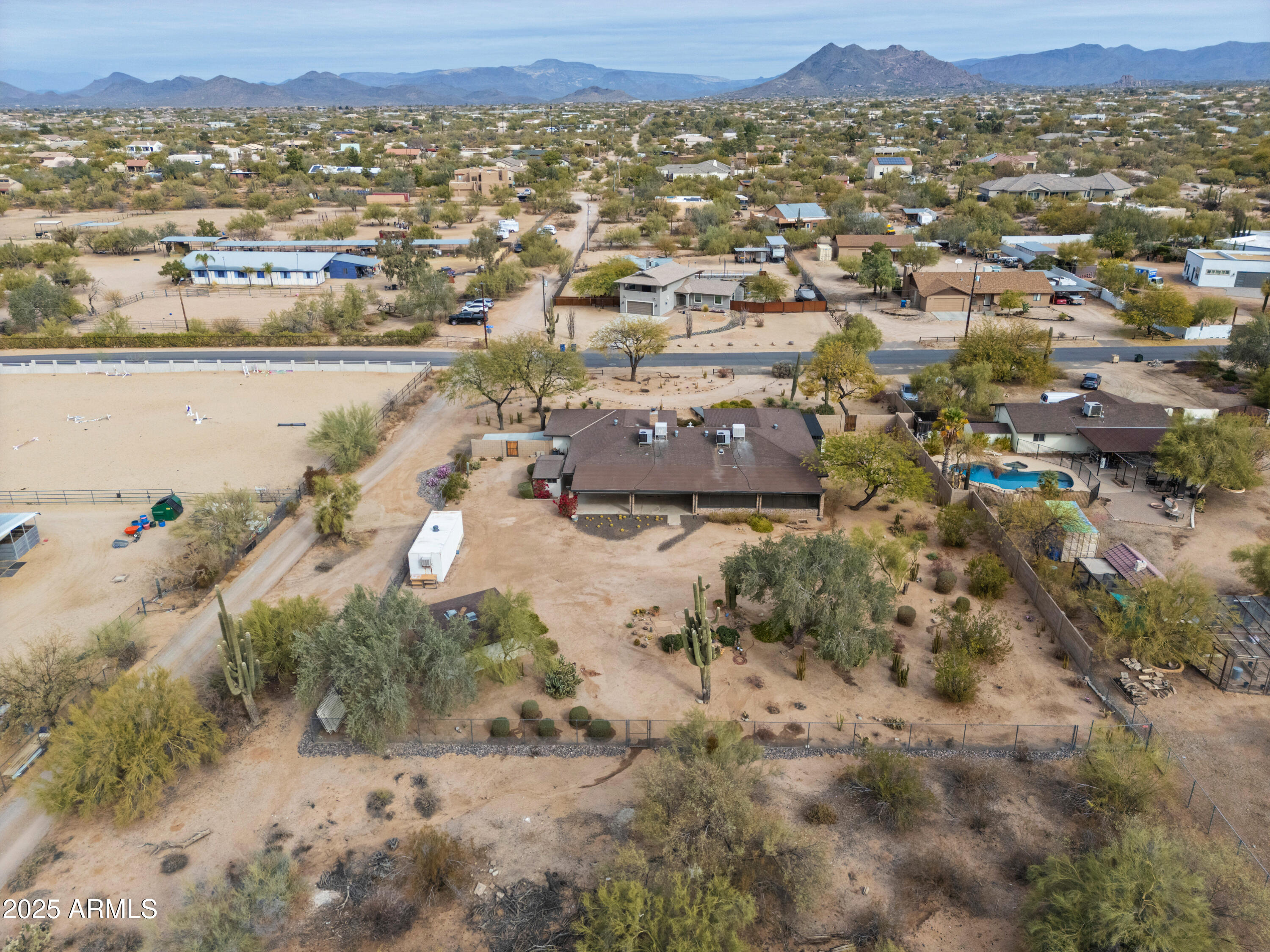 5911 East Peak View Road Cave Creek, AZ 85331 - Photo 57 of 63 an aerial view of multiple house