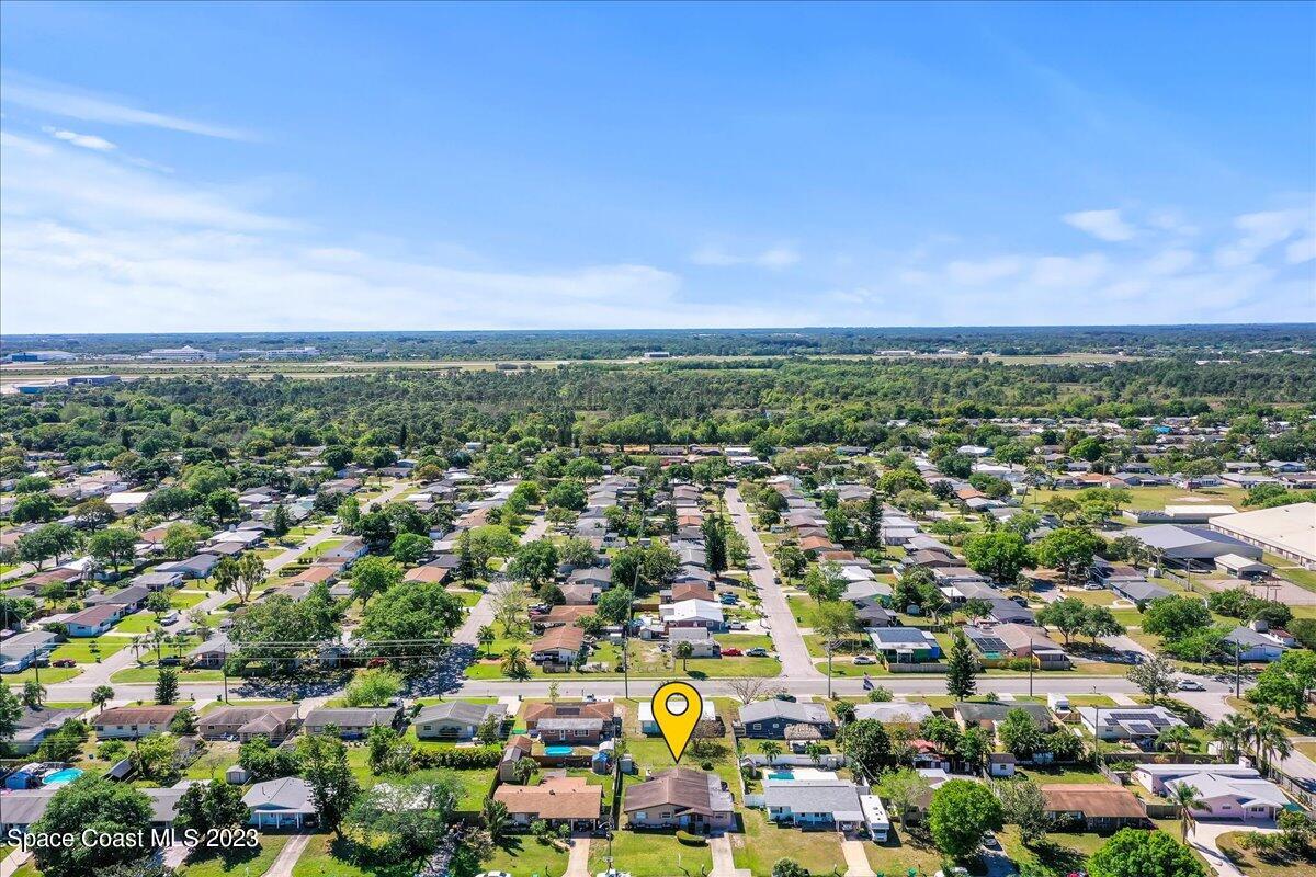 2439 Delaware Drive Melbourne, FL 32935 - Photo 31 of 32 an aerial view of a city