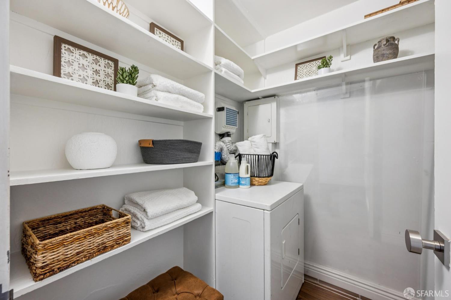 66 Cleary Court, Unit 508 San Francisco, CA 94109 - Photo 20 of 23 a utility room with sink dryer and washer
