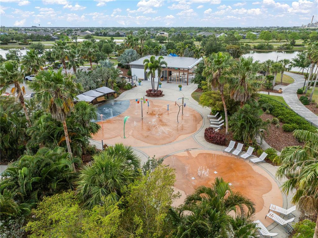5636 Silver Sun Drive Apollo Beach, FL 33572 - Photo 59 of 61 an aerial view of a house with yard