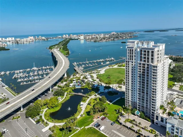 a view of a balcony with an ocean view