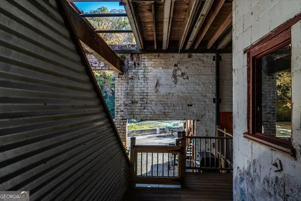 a view of outdoor space with seating area