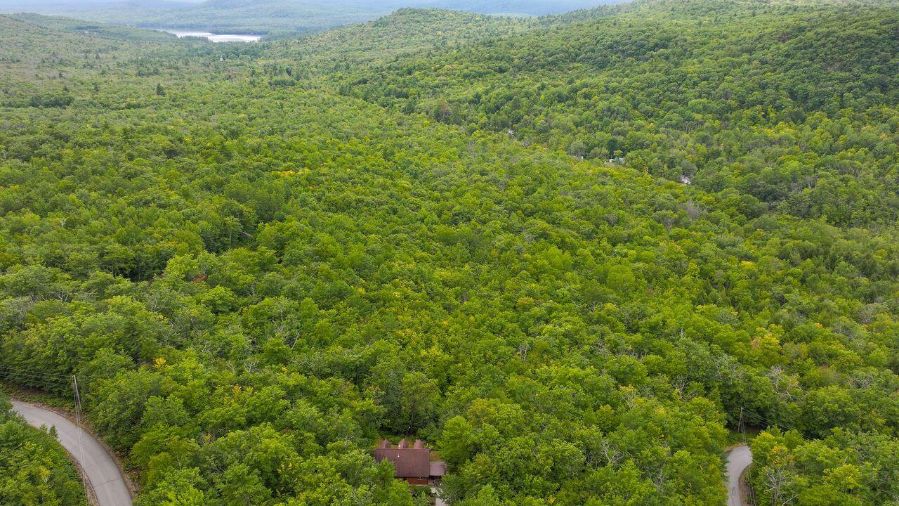 45 Littlefield Road Lovell, ME 04051 - Photo 7 of 31 drone view shows rooftop