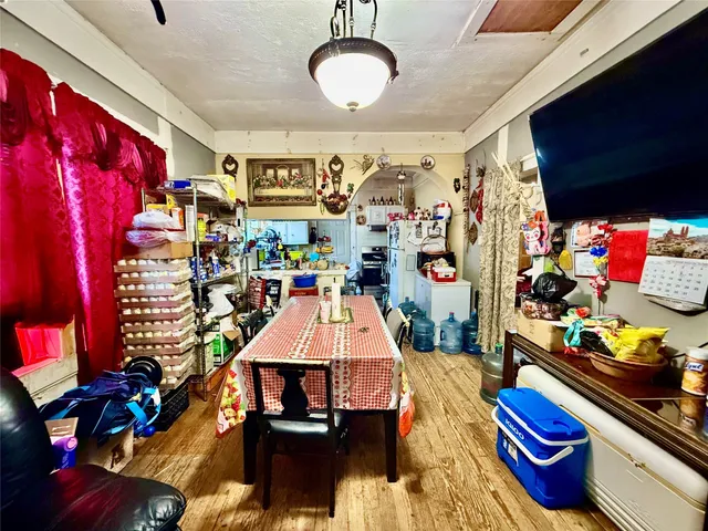 a room with musical instruments