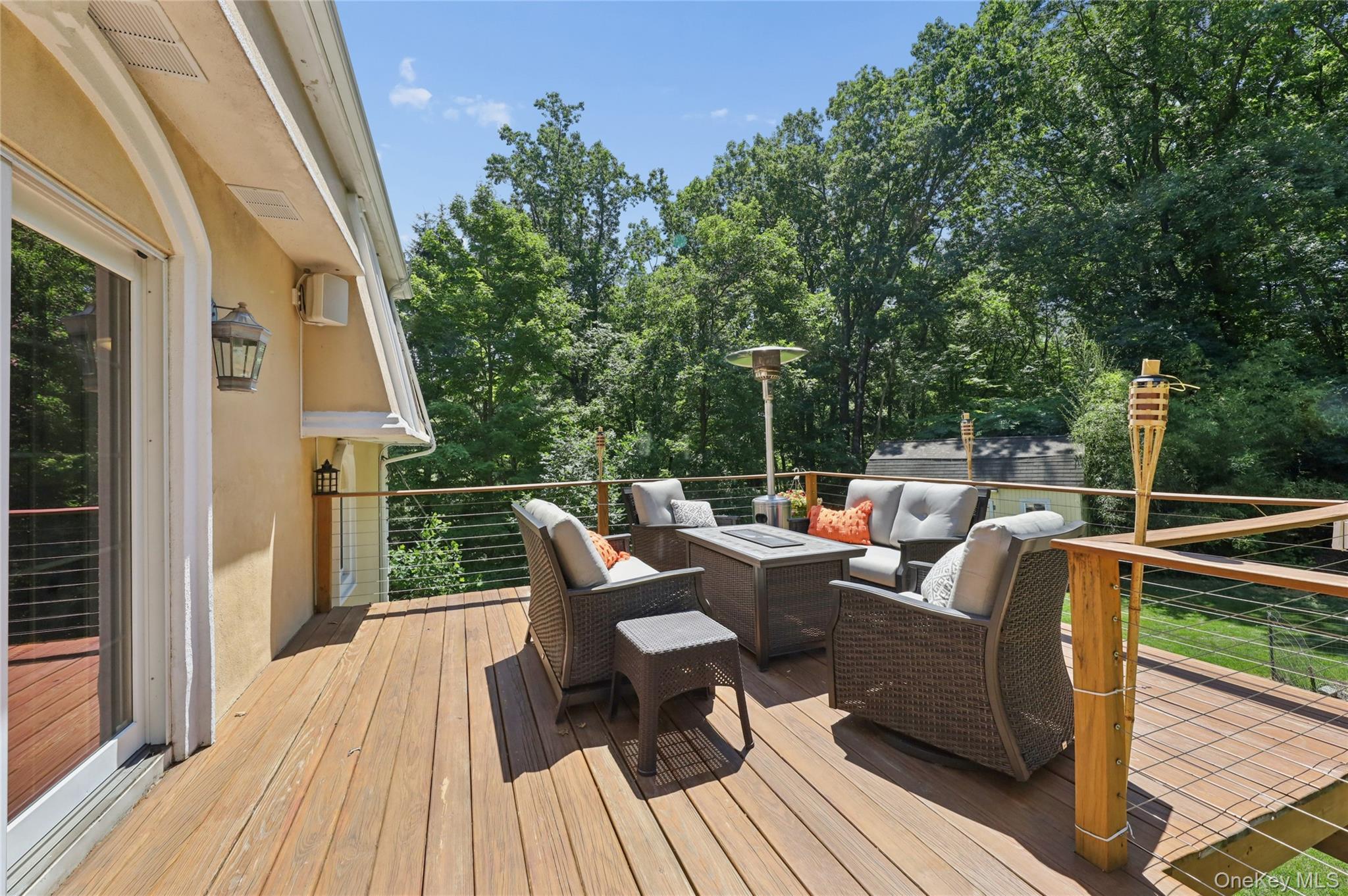 341 Call Hollow Road Stony Point, NY 10980 - Photo 20 of 46 Wrap around deck with outdoor seating area.