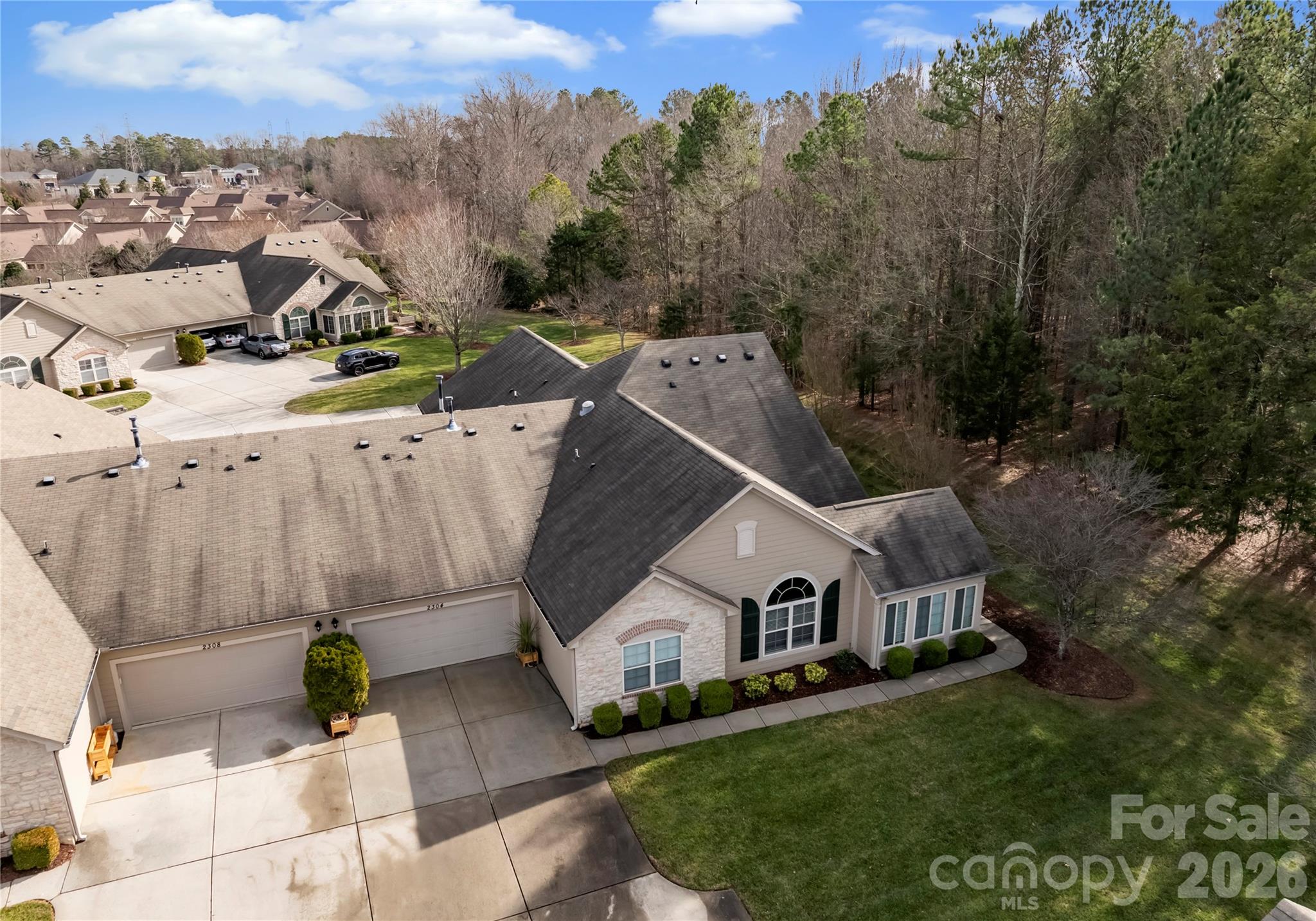 2304 Coltsview Lane Matthews, NC 28105 - Photo 29 of 36 an aerial view of a house