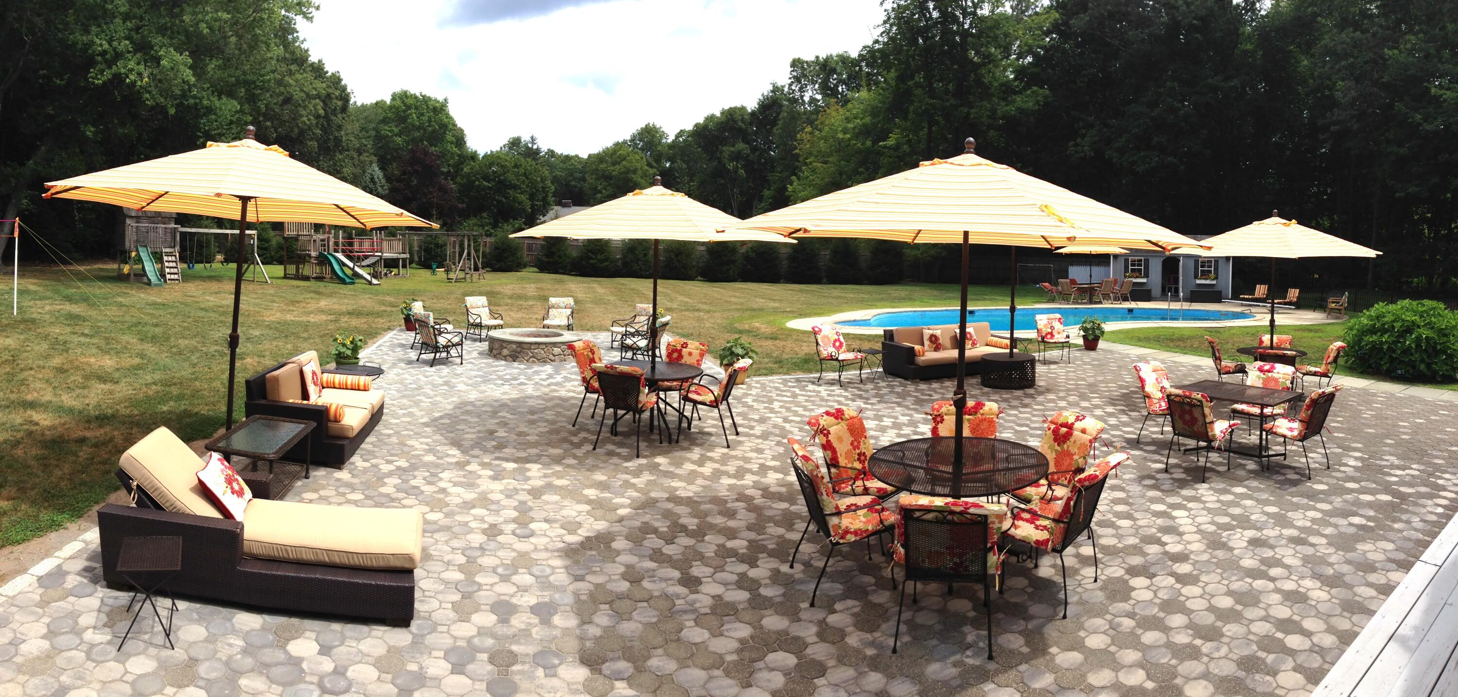 62 Beech Road New Canaan, CT 06840 - Photo 4 of 40 an outdoor space with patio and chairs