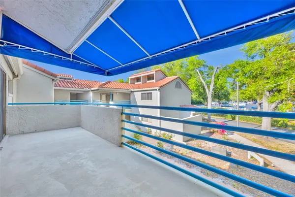 a view of outdoor space with seating area