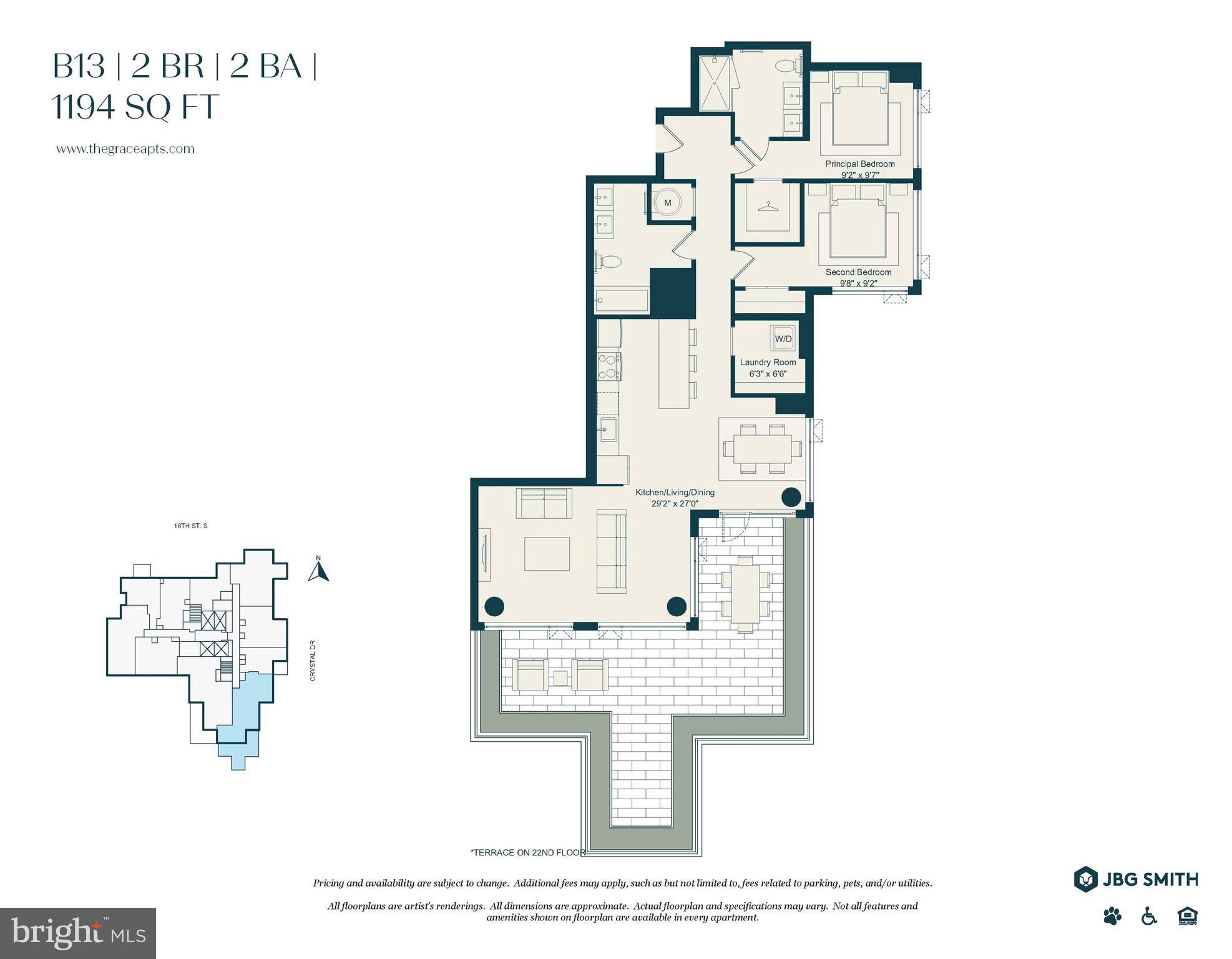 269 19th Court South, Unit PH2302 Arlington, VA 22202 - Photo 2 of 28