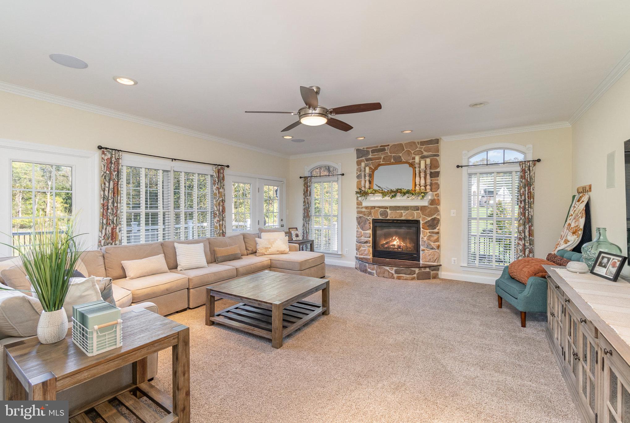 1606 Angleside Road Fallston, MD 21047 - Photo 22 of 43 Level 1- Family Room with Fireplace