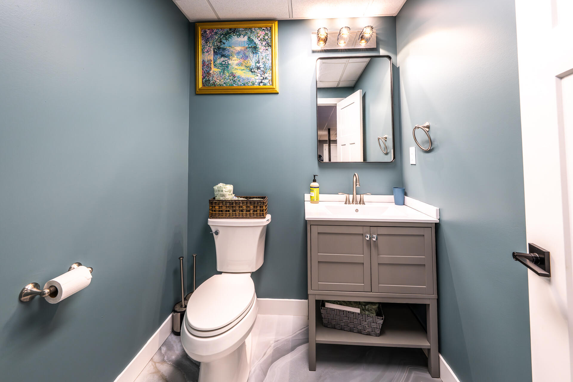 2578 Back Road Lyons, WI 53147 - Photo 44 of 46 Lower Level Powder Room