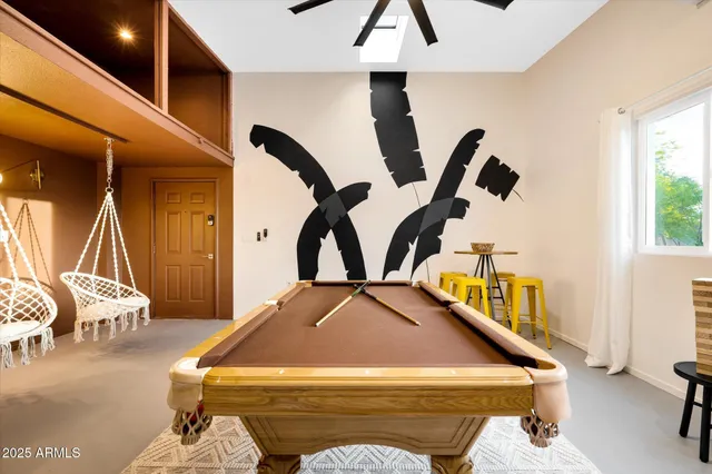 a room with gym equipment