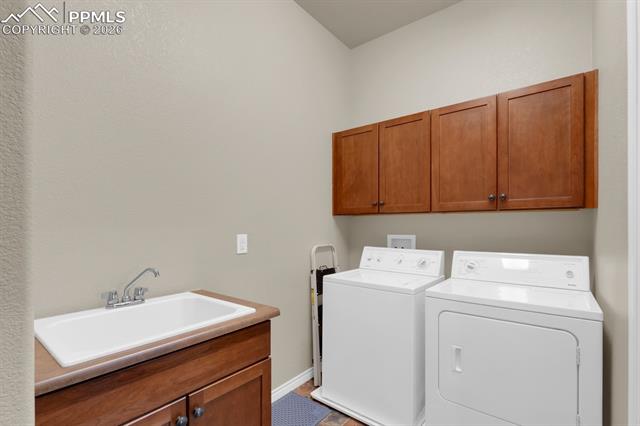 7636 Wichita Ridge Point Colorado Springs, CO 80923 - Photo 17 of 33 Dedicated laundry room