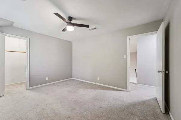 a view of an empty room