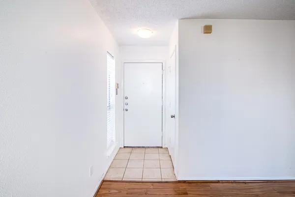 a view of front door