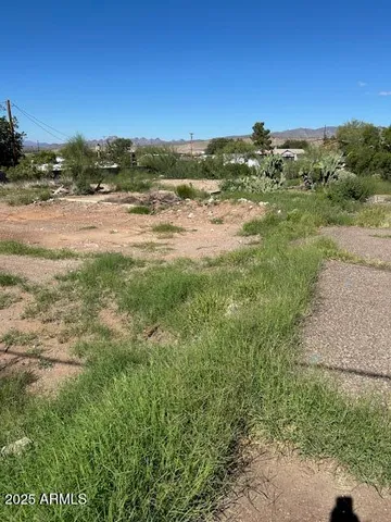 a view of a lake with mountains in the background