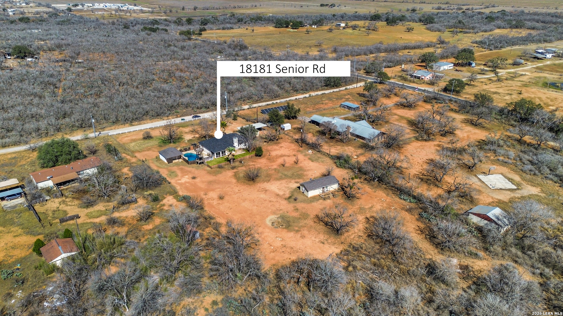 18181 Senior Road Von Ormy, TX 78073 - Photo 44 of 46 a view of yard