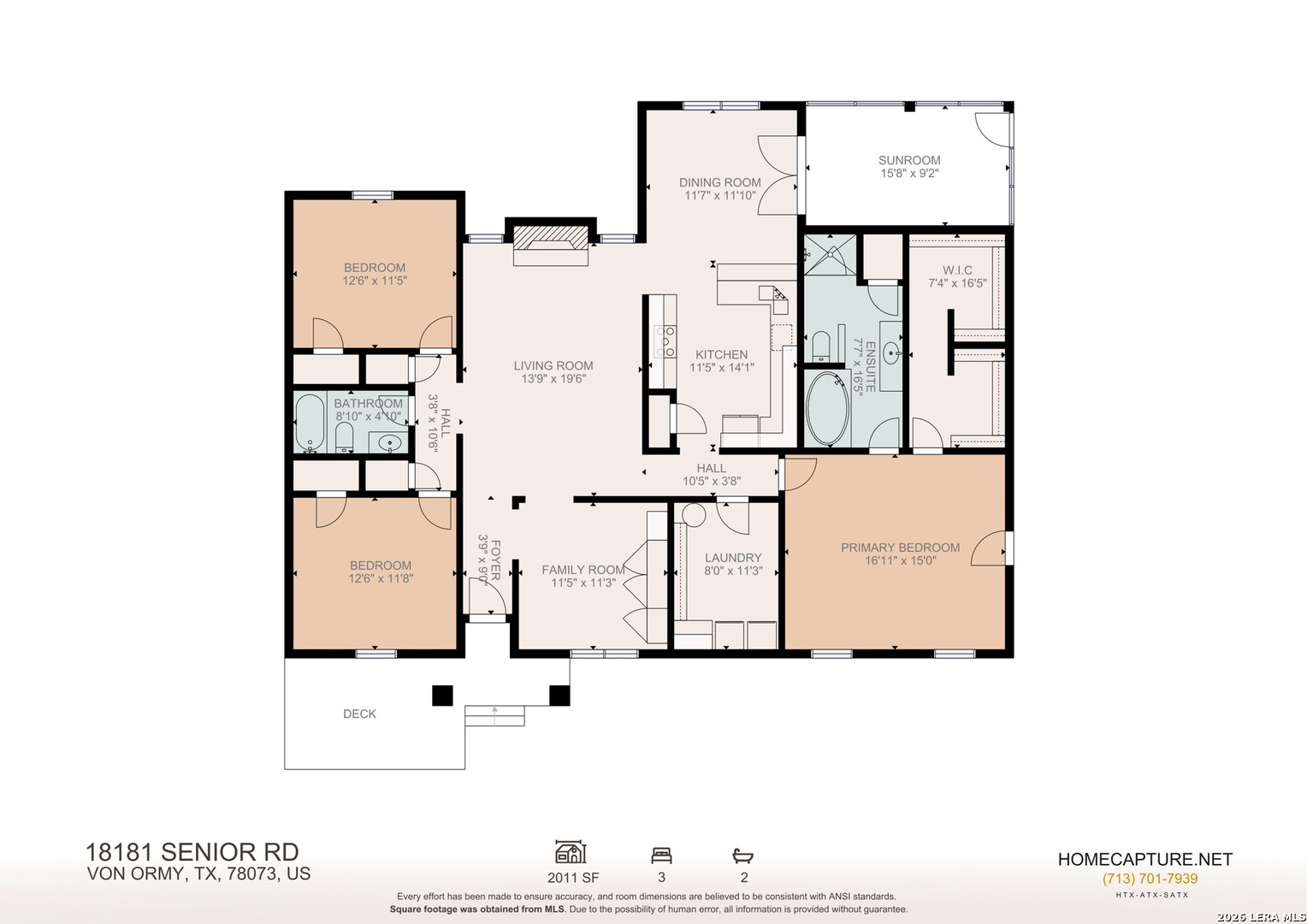 18181 Senior Road Von Ormy, TX 78073 - Photo 46 of 46 a picture of a floor plan