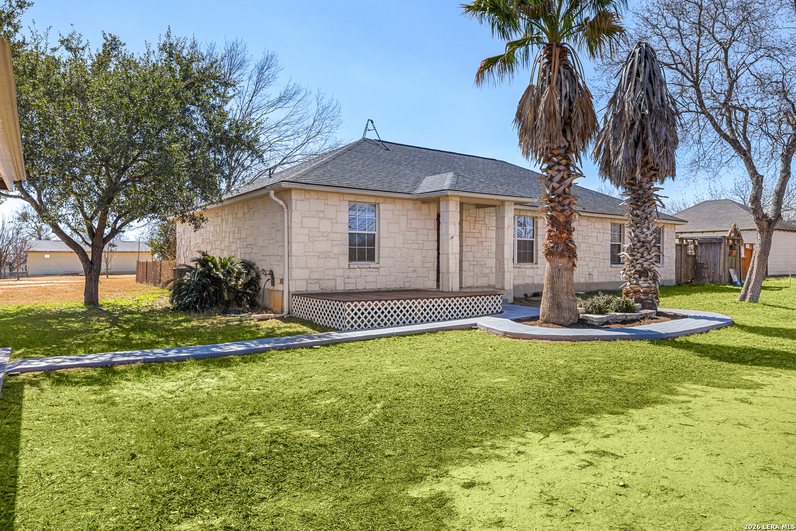 18181 Senior Road Von Ormy, TX 78073 - Photo 5 of 46 a view of a house with pool and a yard