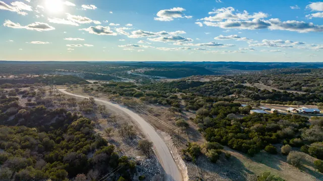 a view of city and mountain