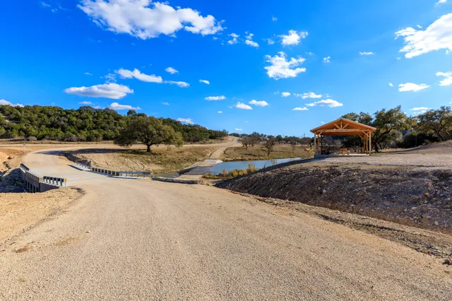 a view of a lake with a mountain in the background