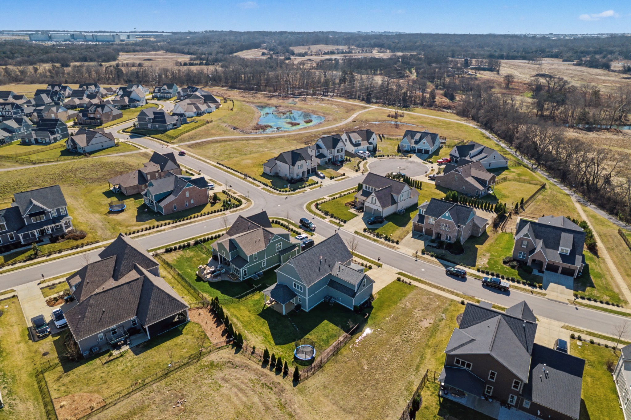 837 Plowson Road Mount Juliet, TN 37122 - Photo 39 of 44 an aerial view of residential houses with outdoor space