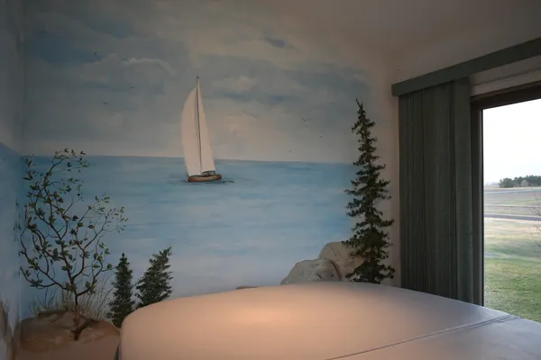 a view of a small room