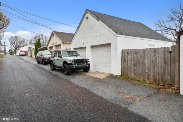 a car parked in front of house