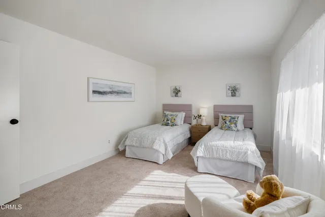 a view of a bunch of flowers and trees