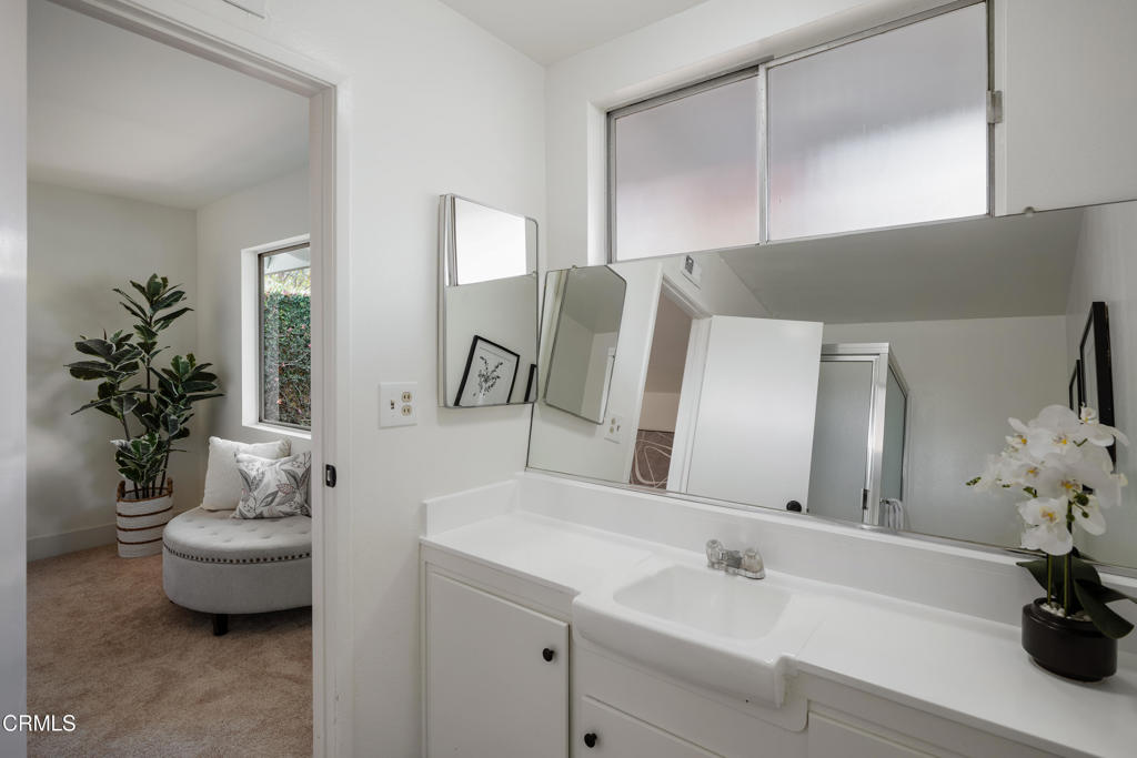3514 St Elizabeth Road Glendale, CA 91206 - Photo 31 of 75 a bathroom with a sink and a mirror